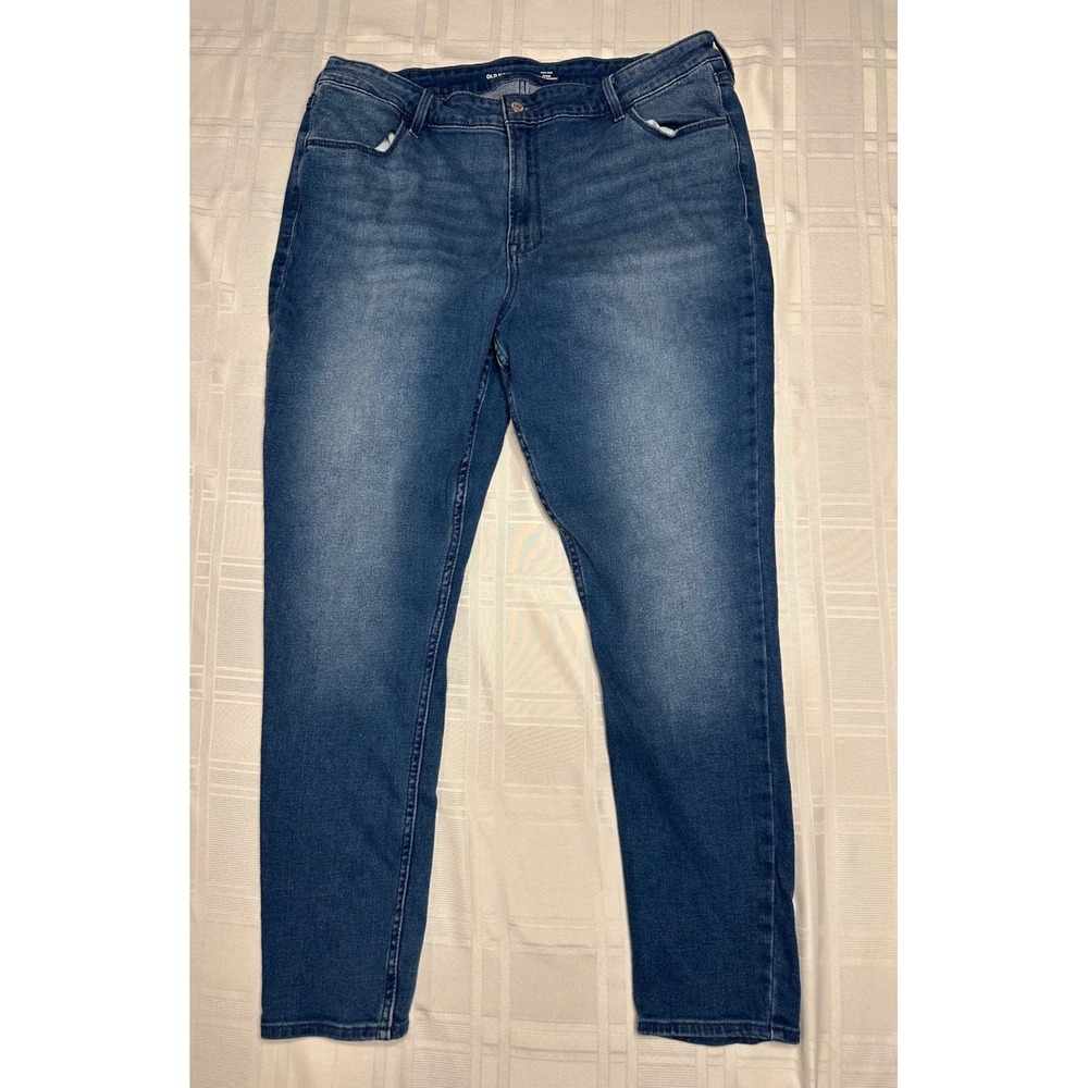 Old Navy Jeans Women 18 Blue Wow Super-Skinny High-Rise Stretch Denim Pants